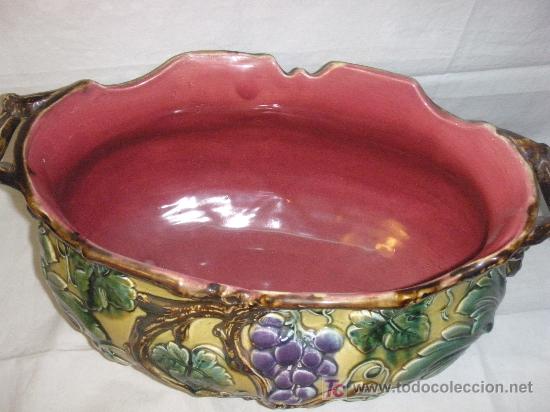 Antig&uuml;edades: MACETERO MODERNISTA DE PORCELANA - Foto 4