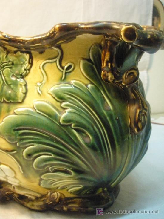Antig&uuml;edades: MACETERO MODERNISTA DE PORCELANA - Foto 8