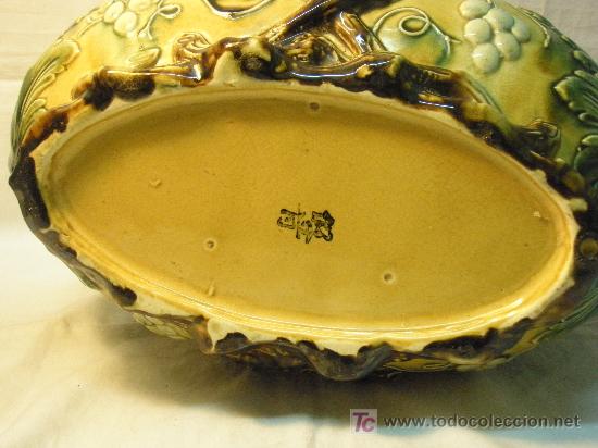 Antig&uuml;edades: MACETERO MODERNISTA DE PORCELANA - Foto 6
