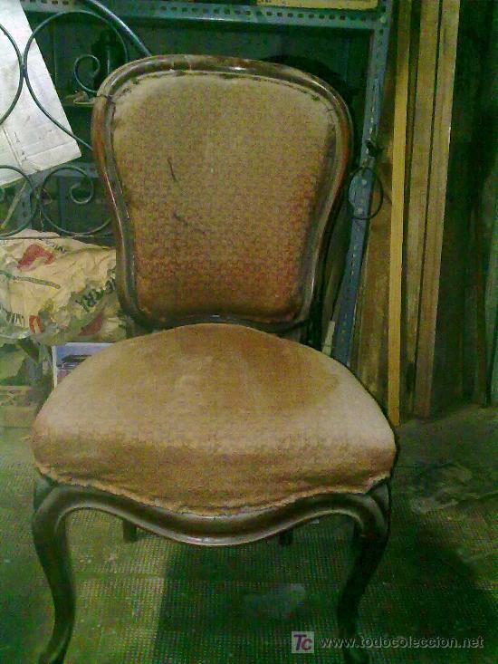 Antig&uuml;edades: Lote de 4 sillas isabelinas - Foto 1