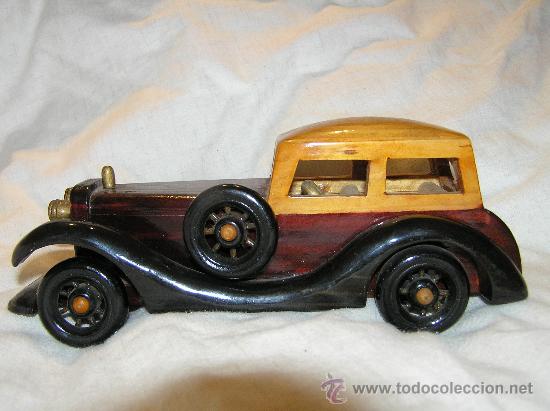 maqueta de madera para recortar y pintar. coche - Compra venta en  todocoleccion