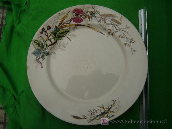 Antig&uuml;edades: PLATO POSTRE PICKMAN 2&ordf;MITAD S.XIX - Foto 1
