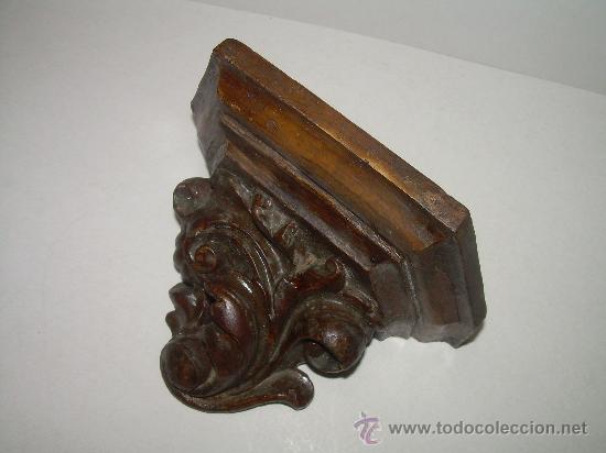 Antig&uuml;edades: ANTIGUA MENSULA DE ESTUCO - Foto 2