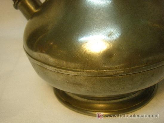 Antig&uuml;edades: CAFETERA DE METAL SHEFFIELD DE FINALES DEL XIX - Foto 2
