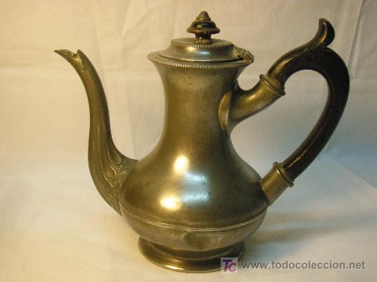 Antig&uuml;edades: CAFETERA DE METAL SHEFFIELD DE FINALES DEL XIX - Foto 9