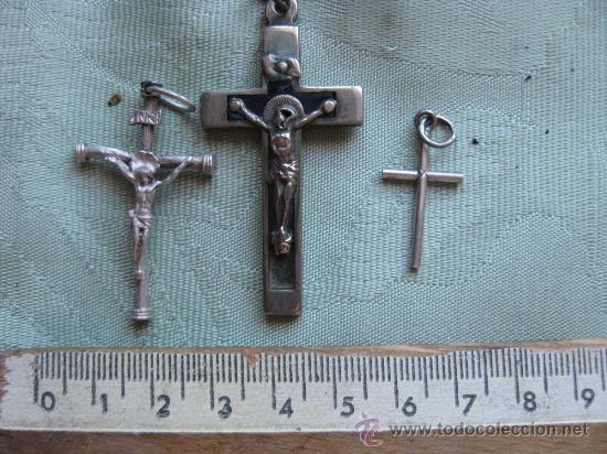 Antig&uuml;edades: TRES CRUCES PARA COLGAR - Foto 1