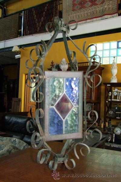 Antig&uuml;edades: FAROL EN PLOMO REF.4633 - Foto 1