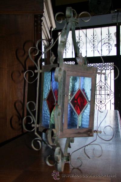 Antig&uuml;edades: FAROL EN PLOMO REF.4633 - Foto 3