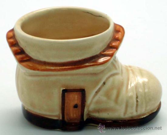 Antig&uuml;edades: Bota porcelana forma de casa - Foto 2
