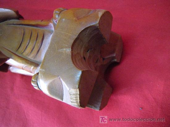 Antig&uuml;edades: TALLA DE BUDA O MONJE ORIENTAL - Foto 7