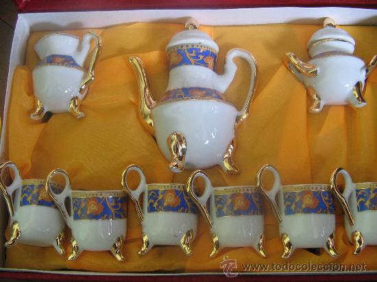 Antig&uuml;edades: Juego cafe porcelana - Foto 2