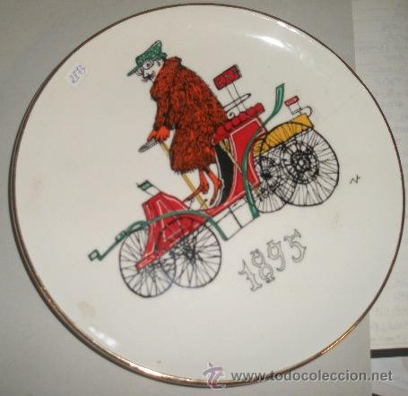 Antig&uuml;edades: Plato de ceramica de 18, 5 cms de di&aacute;metro - Foto 1