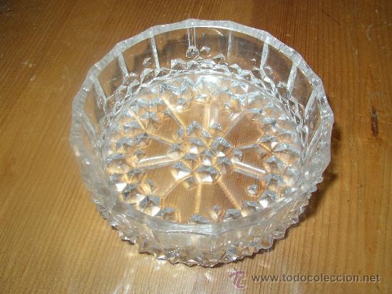 Antig&uuml;edades: Bandeja aperitivo cristal Arques? 11 cms - Foto 1