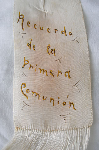 Antig&uuml;edades: LAZO ANTIGUO DE PRIMERA COMUNI&Oacute;N - Foto 3