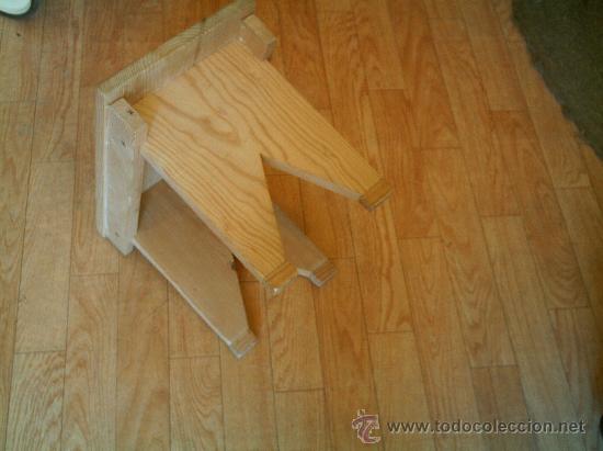 Antig&uuml;edades: BANQUETA EN MADERA DE PINO - Foto 4