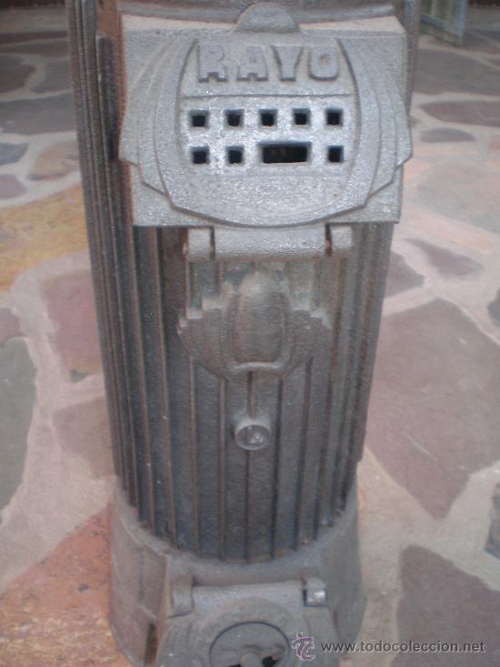 Antig&uuml;edades: ANTIGUA ESTUFA DE HIERRO - Foto 4