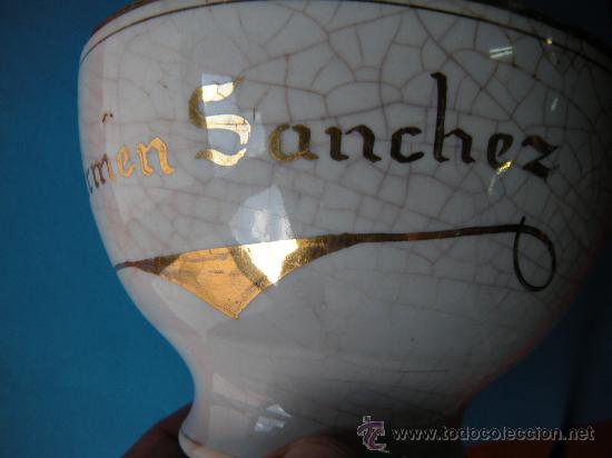 Antig&uuml;edades: TAZ&Oacute;N PICKMAN PERSONALIZADO CARMEN SANCHEZ - Foto 1