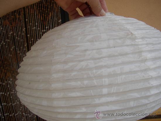 Antig&uuml;edades: L&aacute;mpara de papel para techo - Foto 1