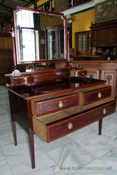 Antig&uuml;edades: TOCADOR INGL&Eacute;S,CAOBA REF.4651 - Foto 7