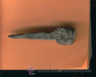 Antiques: ARQUEOLOGIA. PUNZON. CINCEL. DINTEL. MUY ANTIGUO. ROMANO. HIERRO. FORJA. FORJADO.RARO.