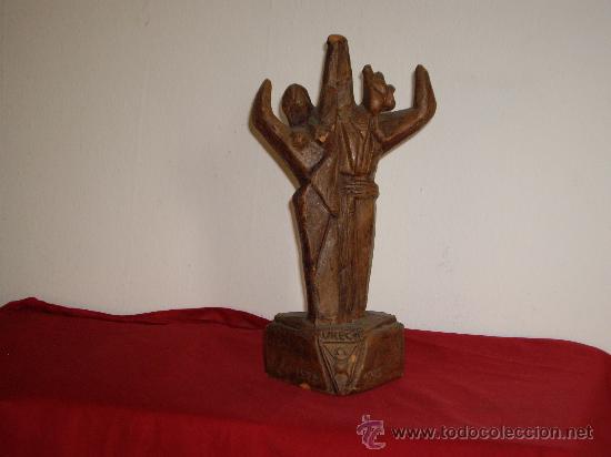 Antig&uuml;edades: ESCULTURA EN BARRO- AMARO - Foto 1