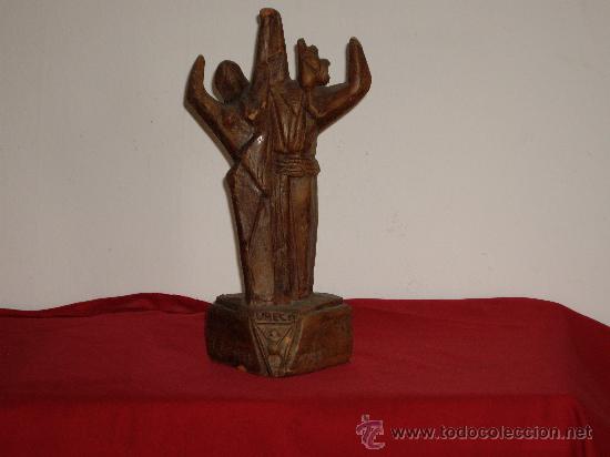 Antig&uuml;edades: ESCULTURA EN BARRO- AMARO - Foto 2