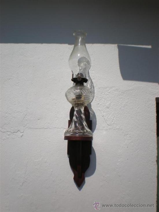 Antig&uuml;edades: quinque de cristal y repiza - Foto 1