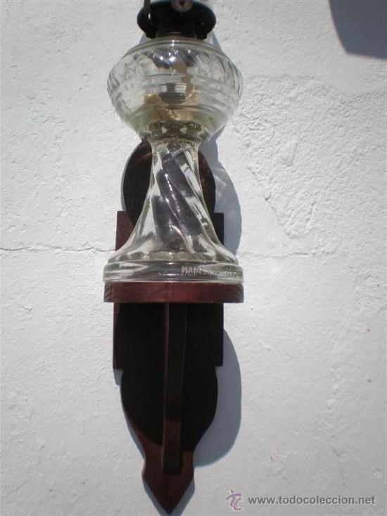 Antig&uuml;edades: quinque de cristal y repiza - Foto 2