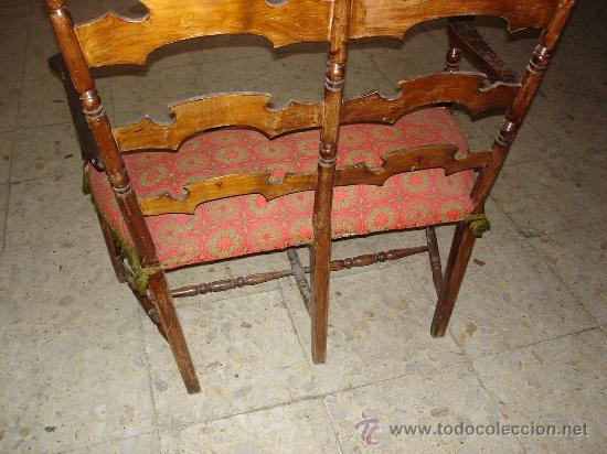 Antig&uuml;edades: SILL&Oacute;N DE MADERA - Foto 10