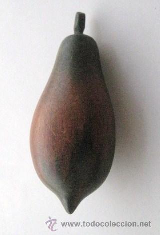 Antiques: PRECIOSA FIGURA DE MADERA CON FORMA DE SEMILLA O FRUTO. A&Ntilde;OS 50-60. ENVIO  GRATIS&iexcl;&iexcl;&iexcl;