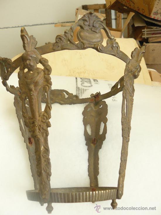 Antig&uuml;edades: Farol de bronce - Foto 1