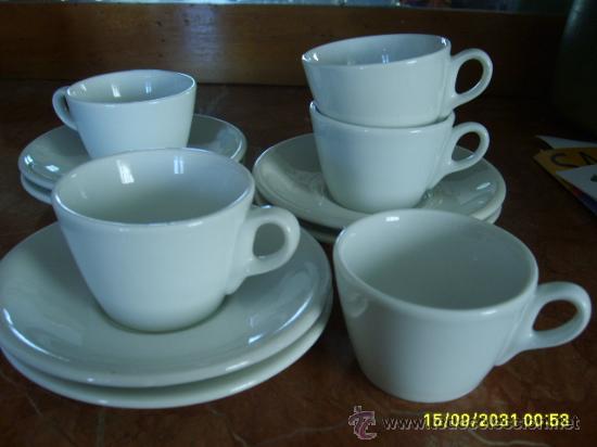 Antig&uuml;edades: TAZAS y PLATOS (Juego caf&eacute;) - Foto 3
