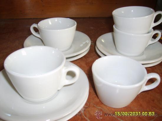 Antig&uuml;edades: TAZAS y PLATOS (Juego caf&eacute;) - Foto 4
