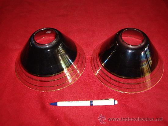 Antig&uuml;edades: DOS TULIPAS PARA LAMPARA - Foto 1