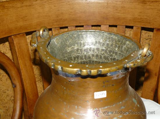 Antig&uuml;edades: ANTIGUO RECIPIENTE DE COBRE - Foto 2