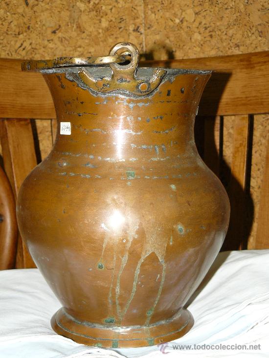Antig&uuml;edades: ANTIGUO RECIPIENTE DE COBRE - Foto 3
