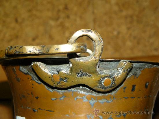 Antig&uuml;edades: ANTIGUO RECIPIENTE DE COBRE - Foto 4