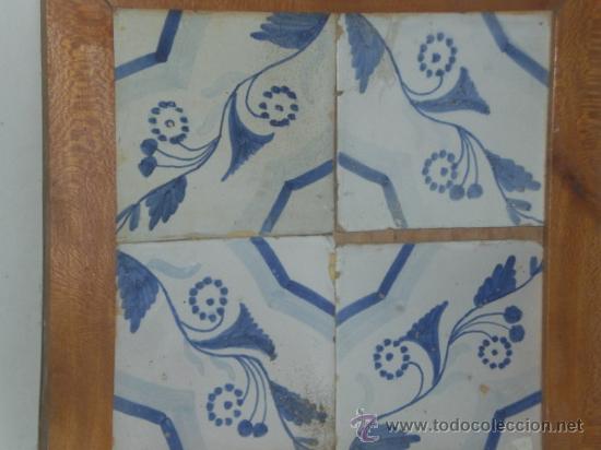 Antig&uuml;edades: BONITOS AZULEJOS ENMARCADOS. - Foto 2