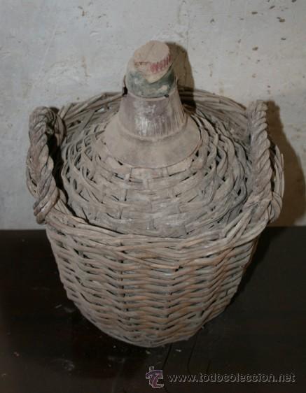 Antig&uuml;edades: GARRAFA FORRADA - Foto 1