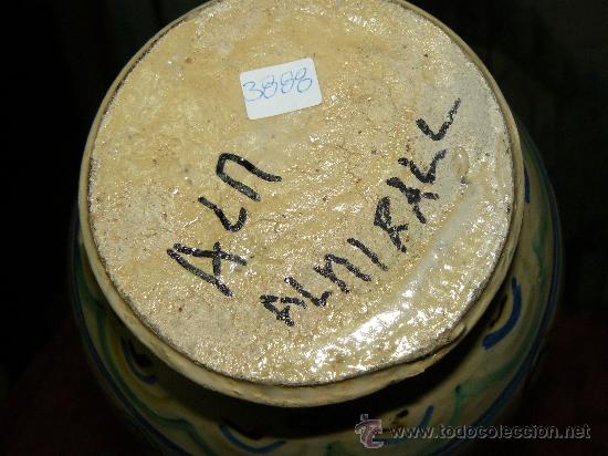 Antig&uuml;edades: JARRA DE MANISES DE MITAD DEL SIGLO XX - Foto 3