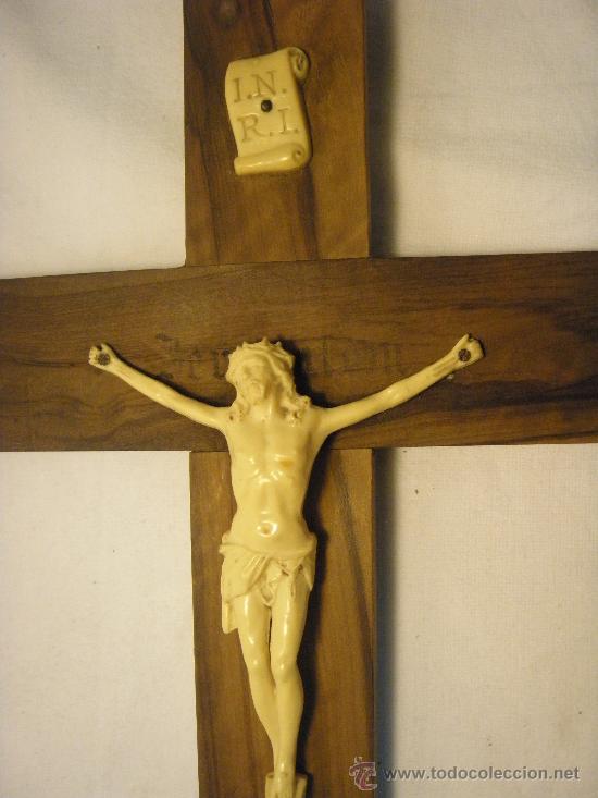 Antig&uuml;edades: CRISTO DE JERUSALEM DE PASTA DE LOS A&Ntilde;OS 40 - Foto 1
