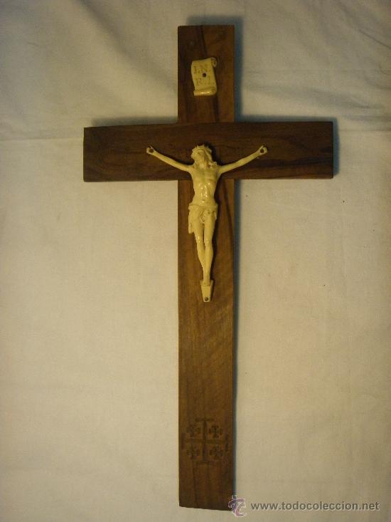 Antig&uuml;edades: CRISTO DE JERUSALEM DE PASTA DE LOS A&Ntilde;OS 40 - Foto 5