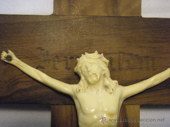 Antig&uuml;edades: CRISTO DE JERUSALEM DE PASTA DE LOS A&Ntilde;OS 40 - Foto 2