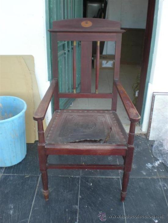 Antig&uuml;edades: sillon estilo inperio - Foto 1