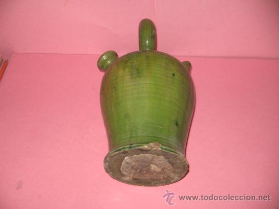 Antig&uuml;edades: ANTIGUO BOTIJO DE COLOR VERDE - Foto 2