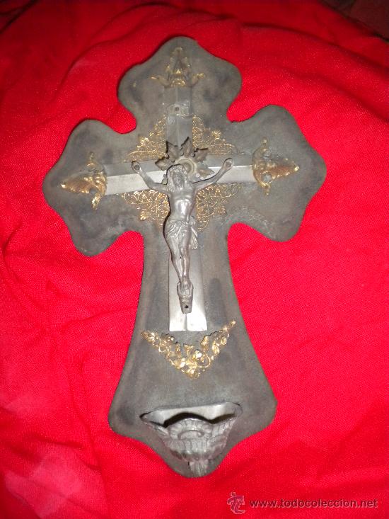 Antig&uuml;edades: Crucifijo antiguo. - Foto 1