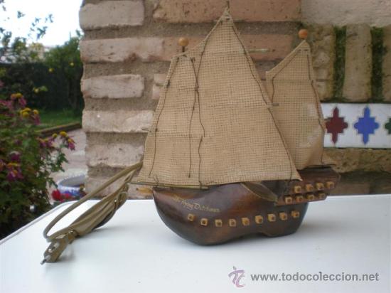 Antig&uuml;edades: lampara de pared forma de barco - Foto 1
