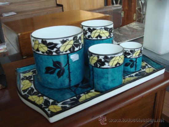 Antig&uuml;edades: ANTIGUO JUEGO DE PORCELANA - Foto 1
