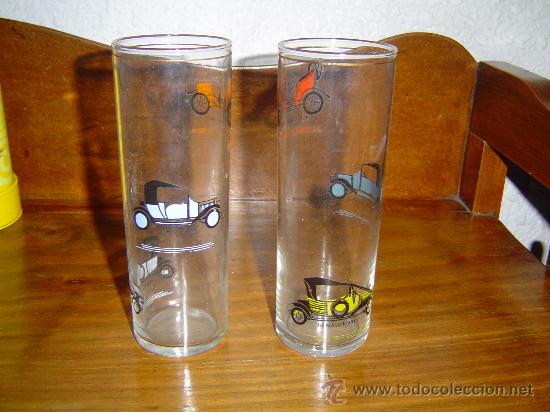 Antig&uuml;edades: Dos vasos tubo alto. - Foto 1