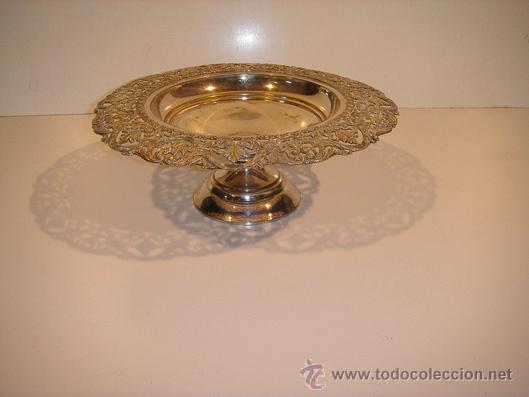 Antig&uuml;edades: frutero muy bonito plateado